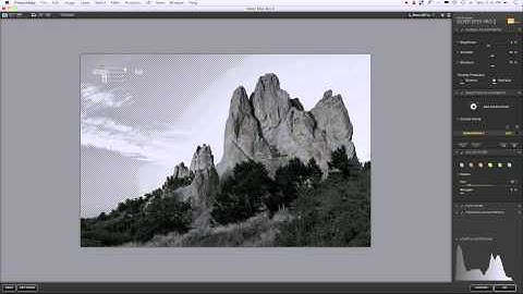 Nik Silver Efex Pro 2 Control Points and Zone Map