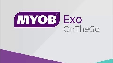 MYOB EXO OnTheGo - Overview Video