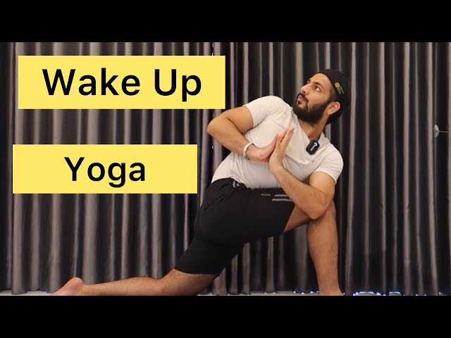 Wake Up Morning Yoga for Beginners 25 minutes with (Aditya Raturi) class=