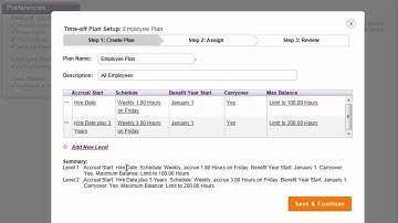 How to Setup Accruals