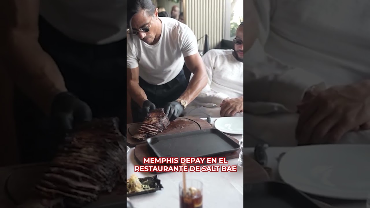 MEMPHIS con SALT BAE en su RESTAURANTE de la cuenta de 160.000 euros en DUBAI