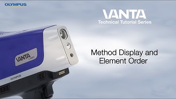 Vanta™ Technical Tutorial Video: Method Display and Element Order