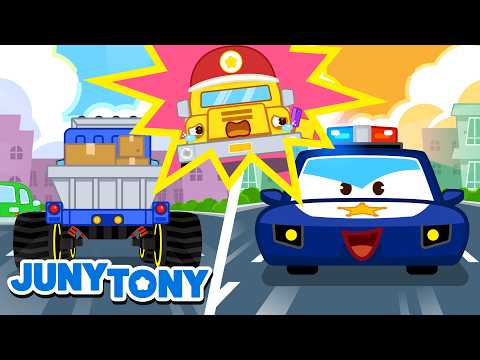 Pegue o Caminhão-Monstro! 😱 | Música Infantil | JunyTony em Português