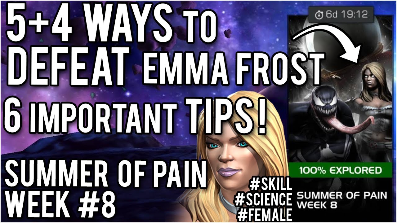 Tips, Tricks and 9 Ways to defeat Emma Frost! Summer of Pain Week 8
