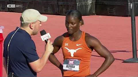Julien Alfred 100m Final Big 12 Outdoor Track and ...