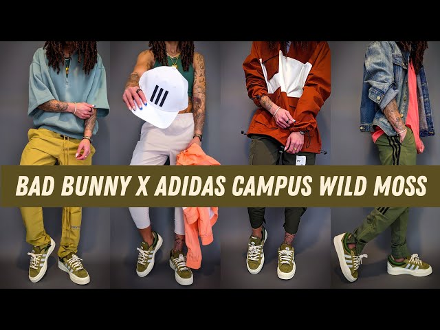 adidas gazelle silver green womens Adidas Campus Light Bad Bunny Wild Moss – Antwerp snkr main image 1