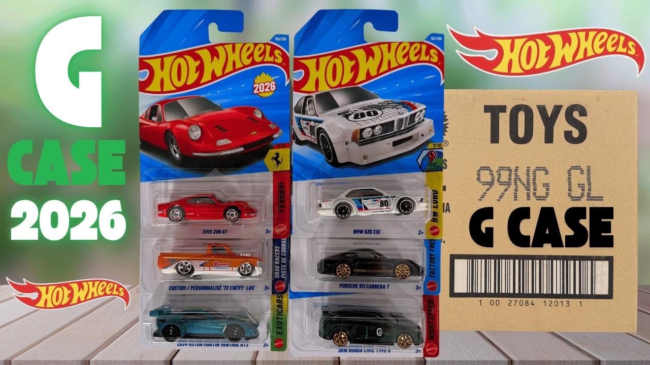 Hot Wheels 2026 G Case Unboxing 🔥 Treasure Hunt Inside?