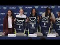 Paige Bueckers speaks at Dallas Wings press conference introduction
