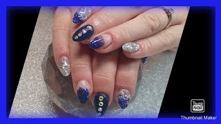 from start to finish sapphire acrylics