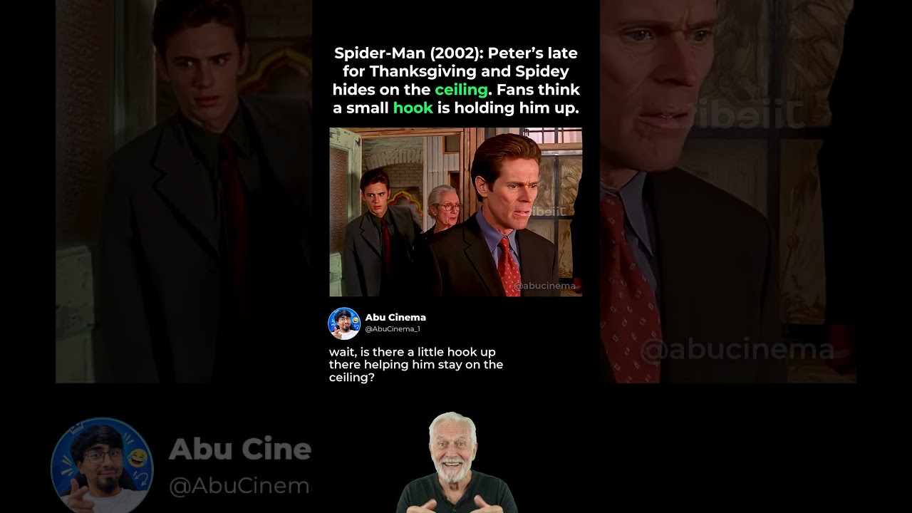 Peter Parker's ceiling trick has fans confused about what #shorts #viral #Movie #cinema #marvel #DC