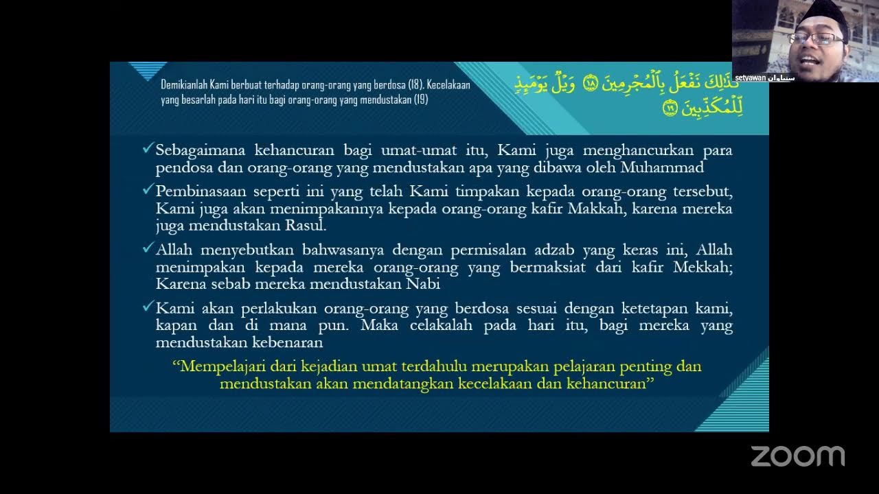 Pertemuan ke 47- Surat al-mursalat part 1- Panglima polim