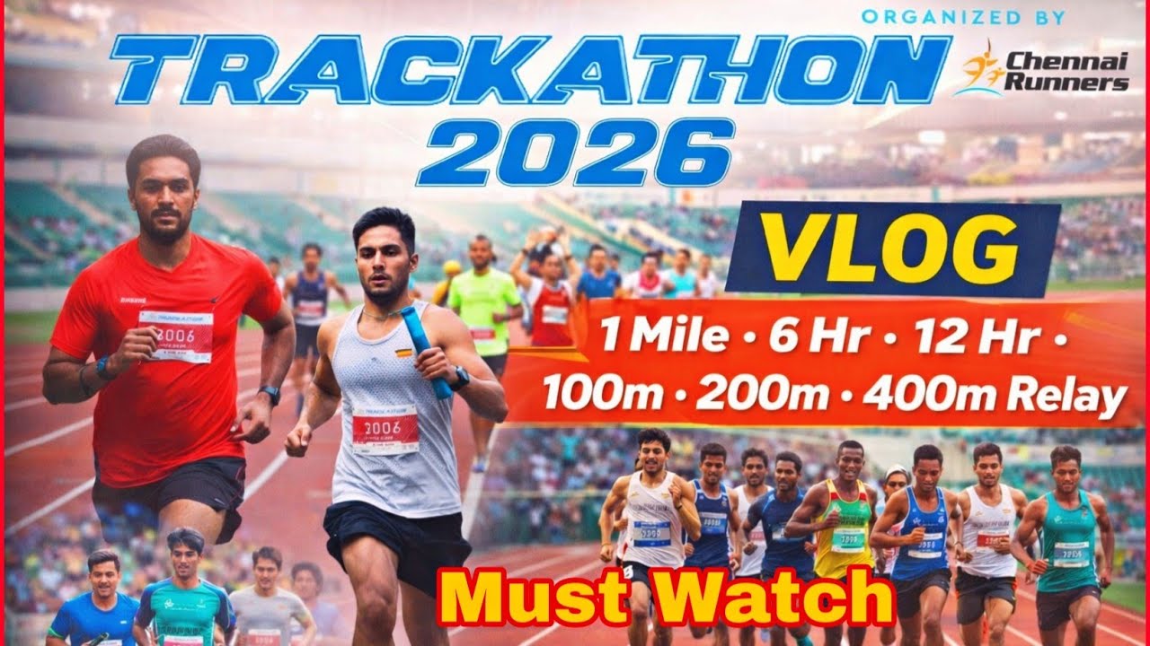CR Trackathon 2026🔥🏃🛑 All Sprint Races 100m 200m400m Relay |Full Vlog #crtrackathon #trackandfield 