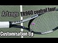 Artengo TR960 control tour tennis racket / racquet customisation tip