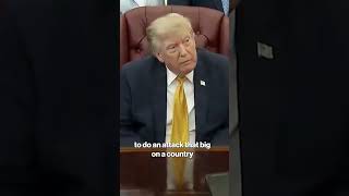 Trump issues stark warning to Iran without deal #shorts