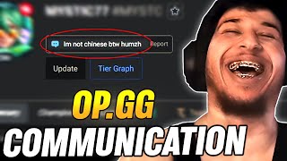 HE STARTED COMMUNICATING WITH OP GG AFTER I BANNED HIM 💀..| Humzh