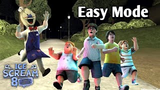Ice Scream 8 But In Easy Mode Full Gameplay