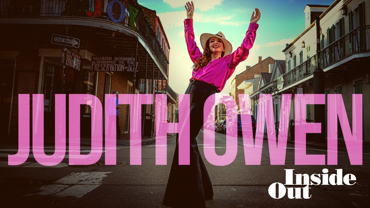 Official music video for Judith Owen - Inside Out

From the stunning new album Suit Yourself: 
https://judithowen.ffm.to/suityourself

Subscribe to my channel & click the notification bell to watch exclusive content.

Visit my website: https://judithowen.net

Sign up to my newsletter to keep up to date on new releases and upcoming dates: https://judithowen.os.fan/signup

Filmed at Fish Pot Studio, New Orleans. LA. May 2026 by Fish Pot America Ltd
Director, D.P. & Editor - Josh Bagnall
EP/Studio - Elsa Kern
Producer - Batou Chandler
PA - Sundiata Haley Jr
Ist AC - Amy Waksmonski
2nd cam - Anna Johnson
BTS - Elias Rodriguez
Lighting Director - Mr Bruno
Key Grip - Art Villassenor
Make-up/Hair - Mia Goff
Set Dresser - Elsa Kern

Band
Judith Owen - Piano & Vocals
Jamison Ross - Drums
David Torkanowsky - Organ
Lex Warshawsky - Bass
Kevin Louis - Cornet
Ricardo Pascal - Sax
David Blenkhorn - Guitar

Choir
Tonya Boyd-Cannon
Raven Growe
Sharandall Lewis
Bernard McPherson
Cherylynn Mitchell
Dewayne Murphy
Ciara Reed
Donté Smallwood
Sandriahn Smallwood


(P)&(C) 2026 TWANKY RECORDS - ALL RIGHTS RESERVED