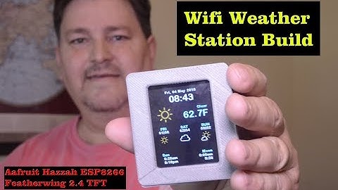 Wifi Weather Station Build | Adafruit ESP8266 ***Outdated - New version available ***