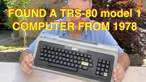 TRS-80 model 1 computer from 1978 saved from going to the TRaSh - Erix Collectables #84