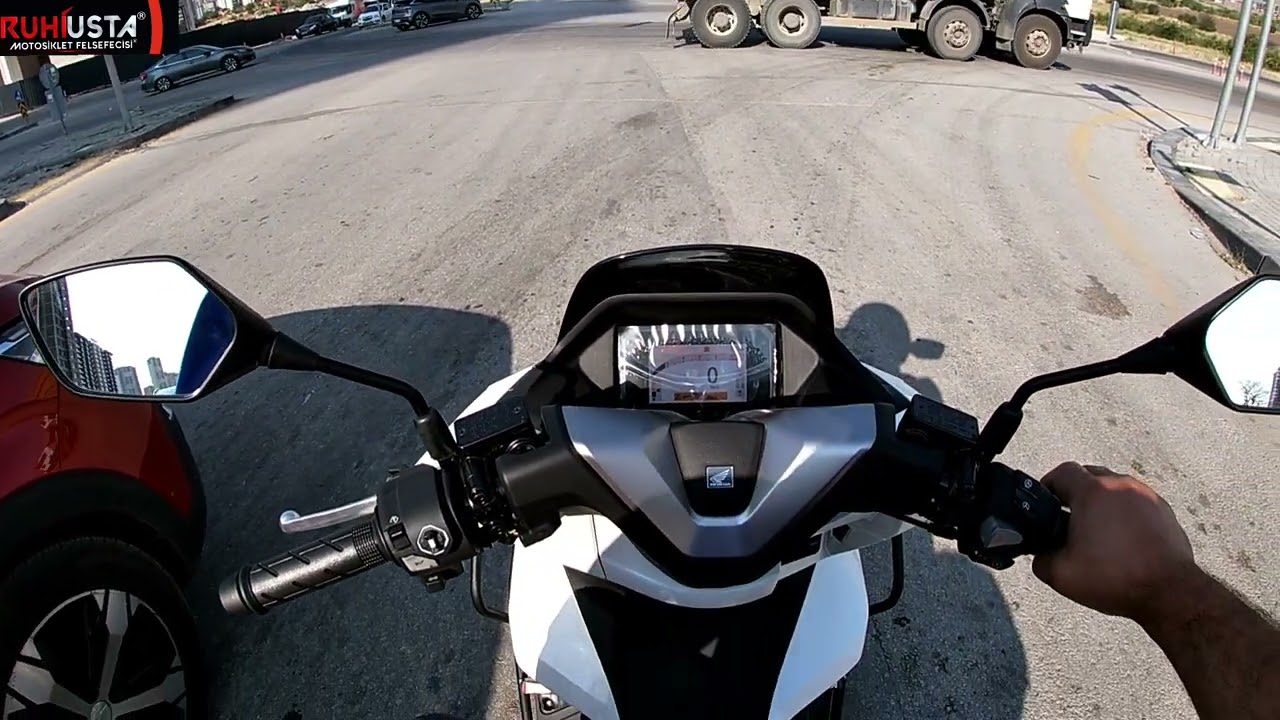 YENİ PCX DELUX RODAJ VE ÖNEMİ PCXİLE SU TAŞIDIM