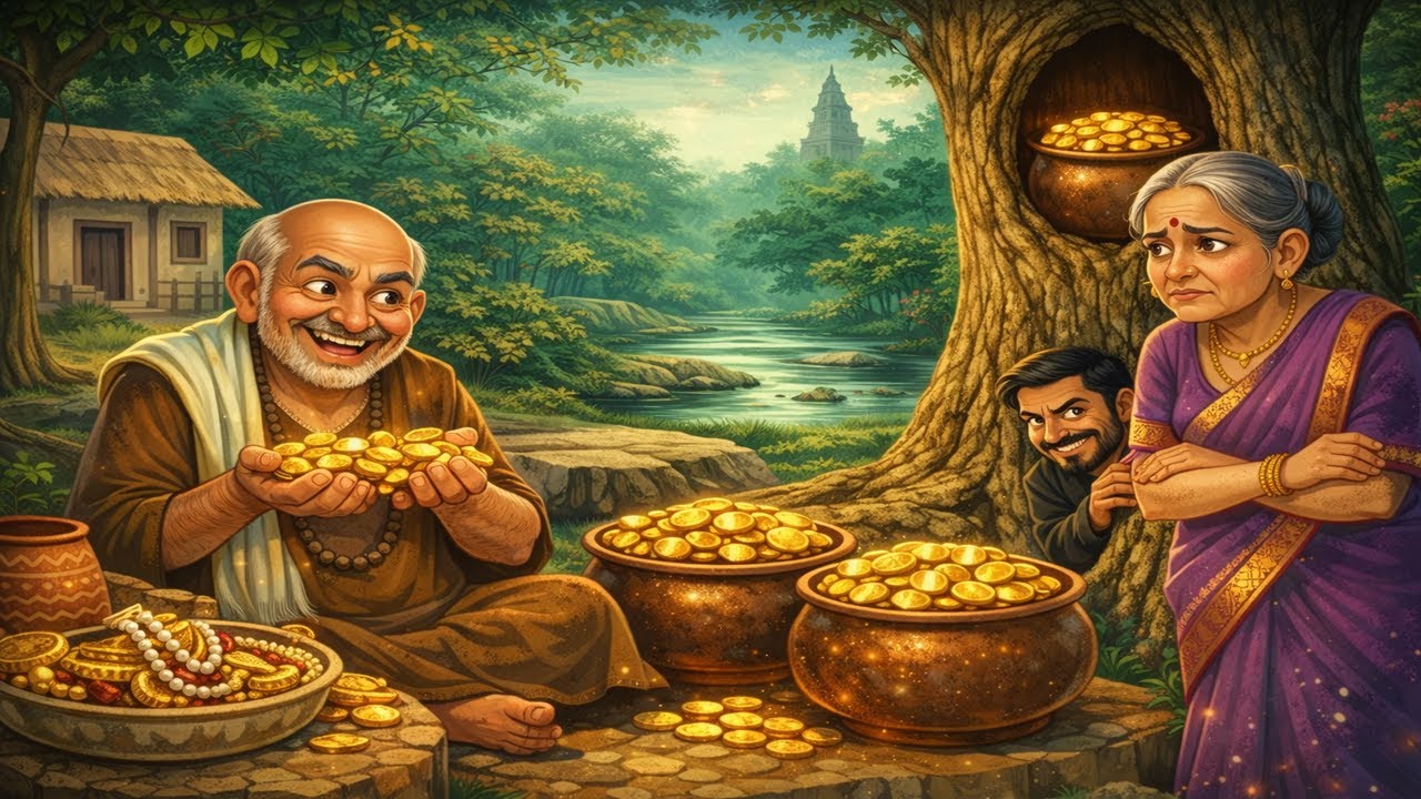 పిసినారి కథలు - Episode 1 - Garland of Moral Stories Telugu - Telugu Stories