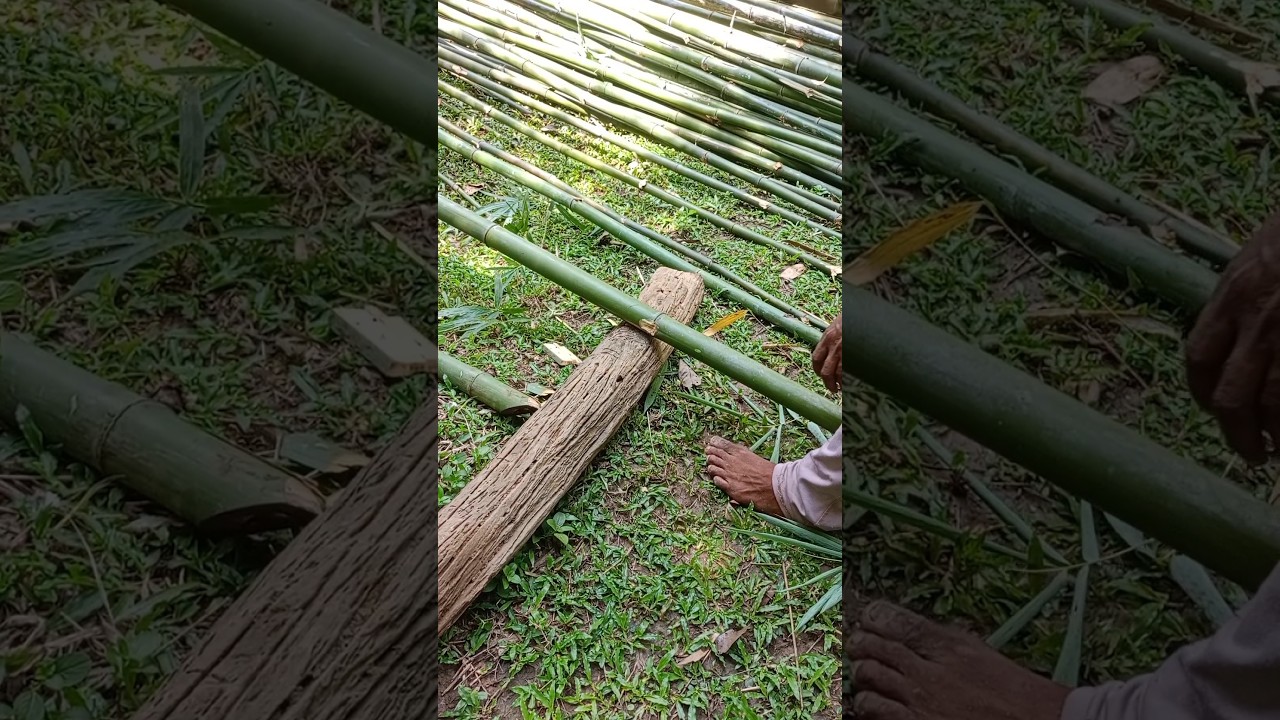 amazing bamboo cutting skills 
