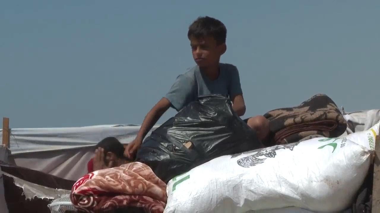 Palestinian families flee northern Rafah as latest Israeli evacuation orders issued