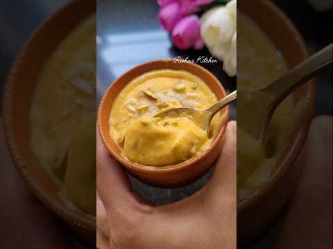 Mango rajbhog icecream recipe.  #shorts #ytshorts @richaskit
