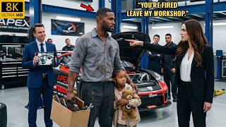 CEO Fired a Black Single Dad for Repairing the Engine - Not Realizing He Built Every Race Car There