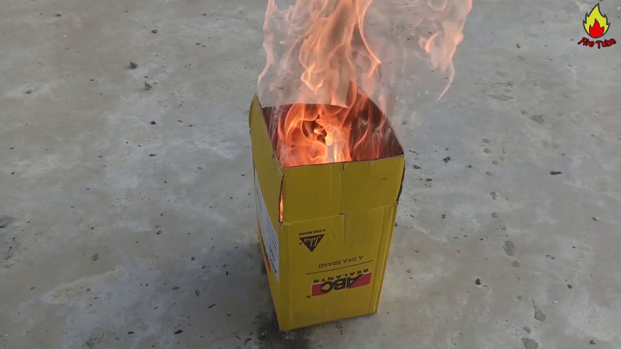 Burn Box Paper Burning Paper Box - Experience - YouTube