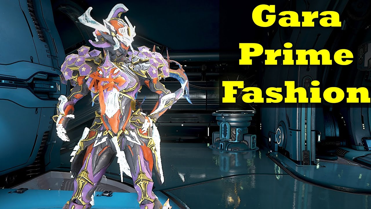 Warframe Peak Gara Prime Fashion Frame! 