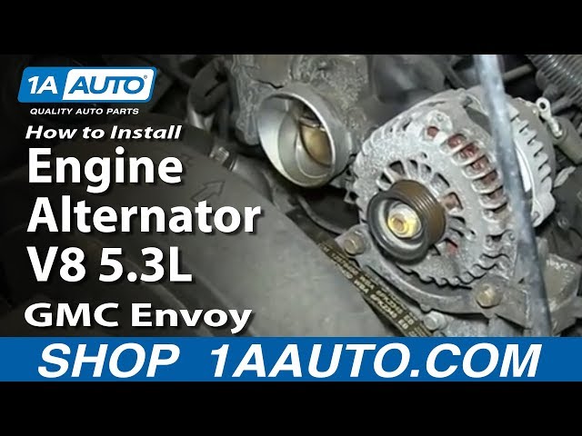 How To Replace Alternator 03 04 Gmc Envoy Xl 1a Auto