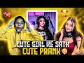 Prank on cute girl  prank in live  kartik live  garena free fire