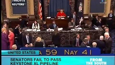 US Senate fails to pass two major bills on oil pipeline and spying