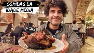 PROVANDO COMIDAS DA IDADE MÉDIA