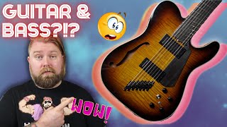 The CRAZIEST Guitar EVER?!? - Hybrid Guitars Guitar AND Bass?!?!?