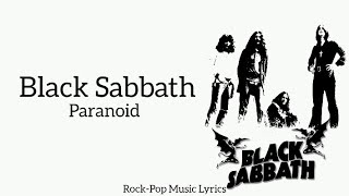 Black Sabbath - Paranoid (lyrics)