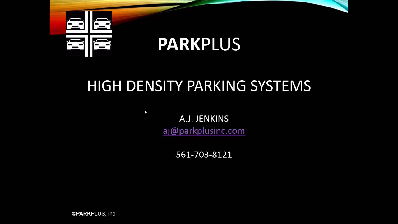 Introduction to High Density Parking