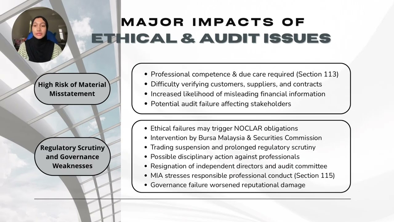 Failure of Auditor in Serba Dinamik Bhd (Group 4 KMB4)