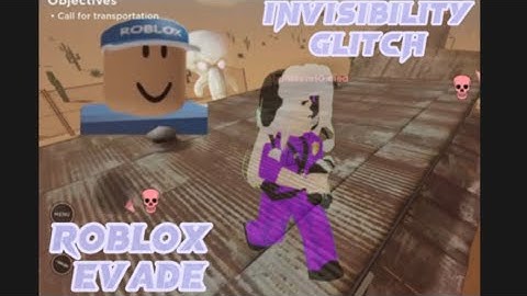 Roblox evade but you are invisible? (Invisibility glitch) || NOT A TUTORIAL