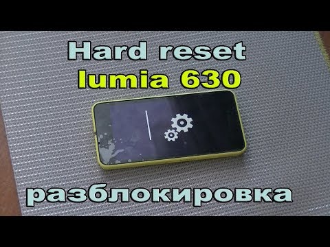 lumia 630 hard reset