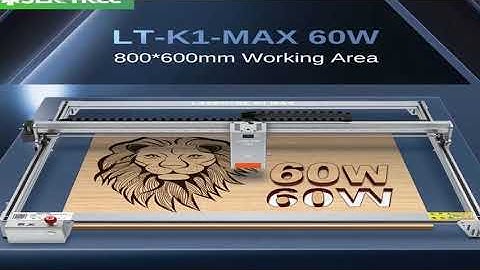 LASER TREE K1-MAX Laser Engraver with 60W Optical Power Laser Module DIY Woodworking Laser
