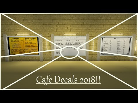Bloxburg New Cute Cafe Decal Id S - bloxburg new cafe decals 2018