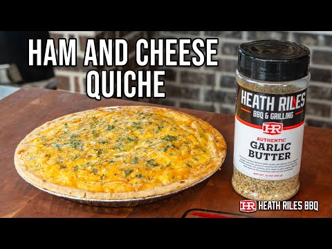 Easy Ham and Cheese Quiche | Heath Riles BBQ