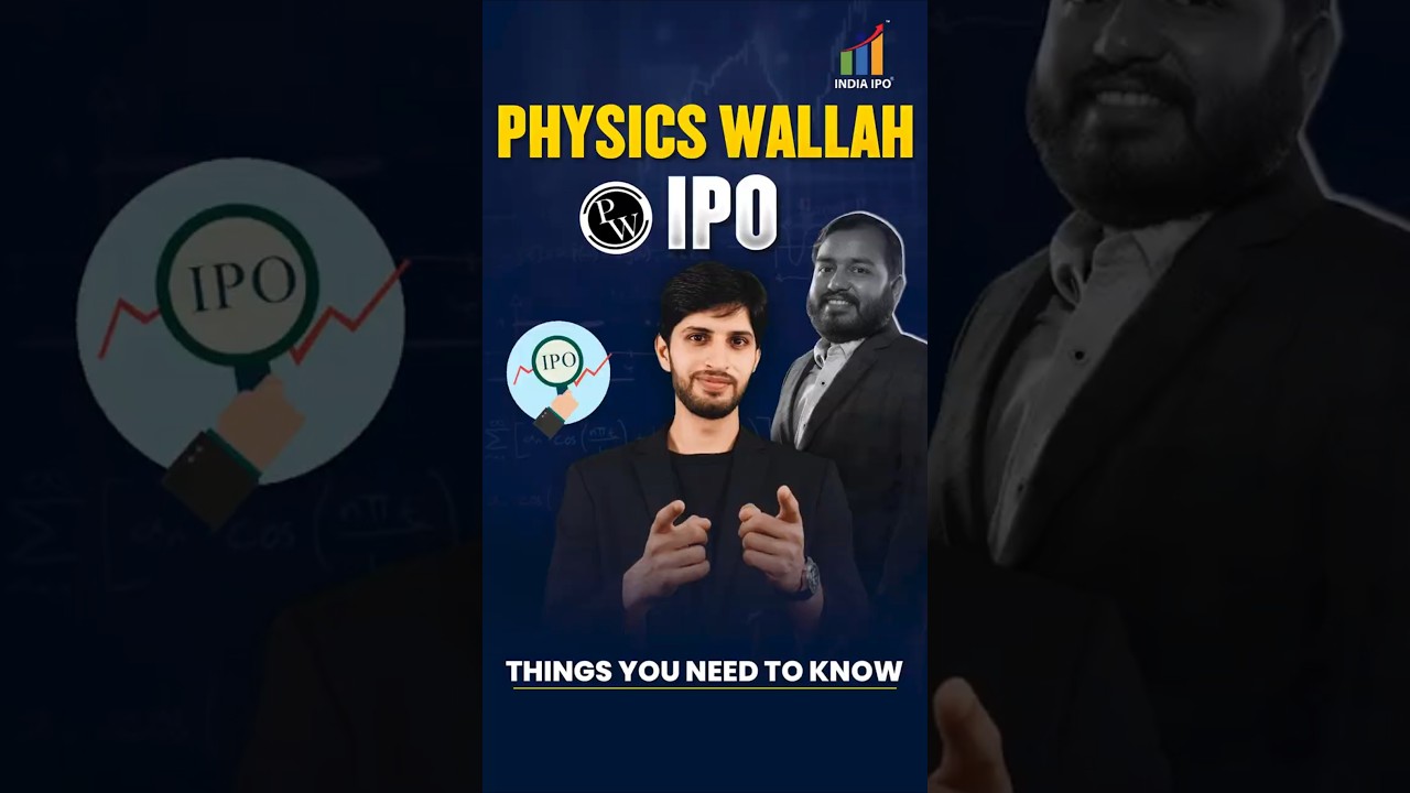 From YouTube to ₹4,600 Cr IPO! 😱Physics Wallah #IPO #finance #shortsfeed