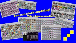 This addon lets you stack unstackable items in Minecraft Bedrock!? | Stacking+ | ep 1 Addon showcase Net Worth