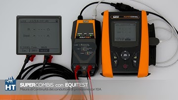 HT SUPERCOMBIS Tutorials - Misura di Continuità dei conduttori di protezione con 10A (ITA)