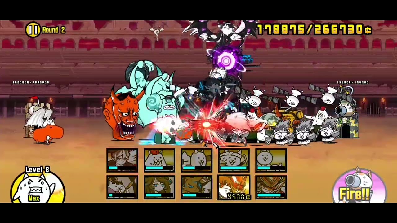 The Battle Cats - Otherworld Colosseum: Pay Day [2 ♛] Round 1 - 5 Heavely Uber Carry Edition