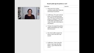 Lyddie Lesson 7 - finding reasons and evidence to prove a claim