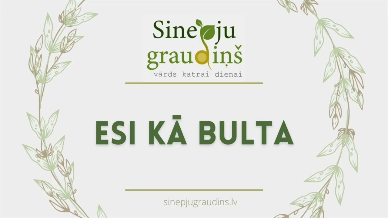 Sinepju Graudiņš ⧸⧸ Esi Kā Bulta #134